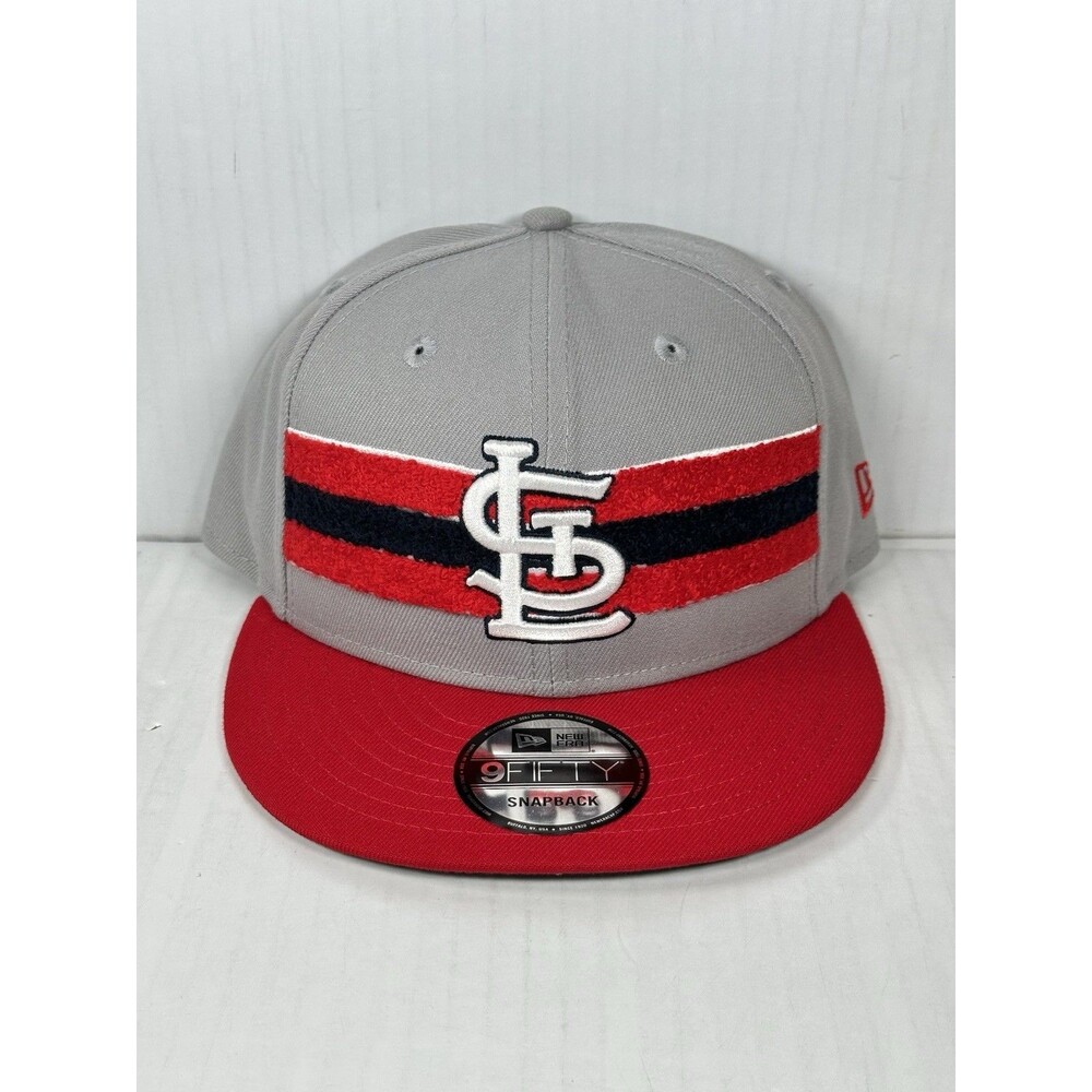 New Era St. Louis Cardinals 9FIFTY Snapback Adjustable Hat Cap MLB Gray Red NWT